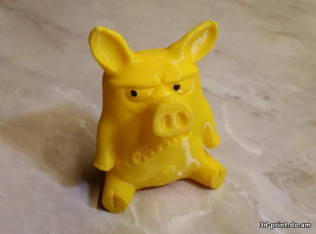 3D-модель "Свинка Васи Ложкина"