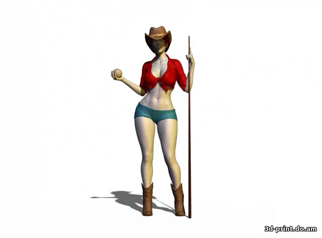 3D-модель "Королева бильярда"