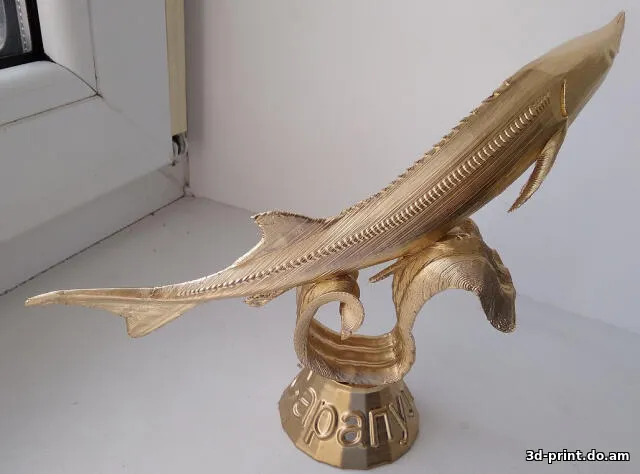 3D-модель "Стерлядь - символика Сарапула"