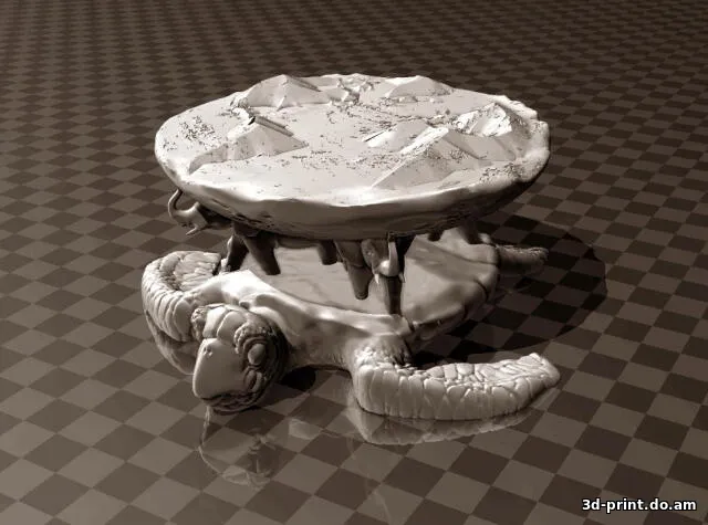 3D-модель "Плоская Земля"