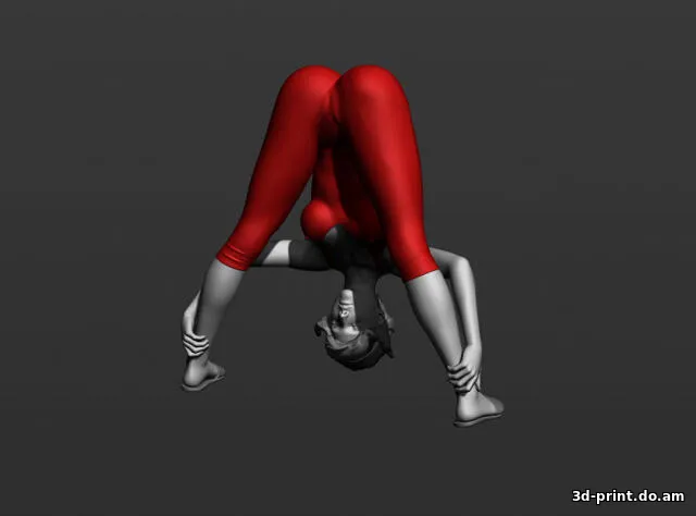 3D-модель "Девушка с наклоном" 3D-модель "Девушка с наклоном"