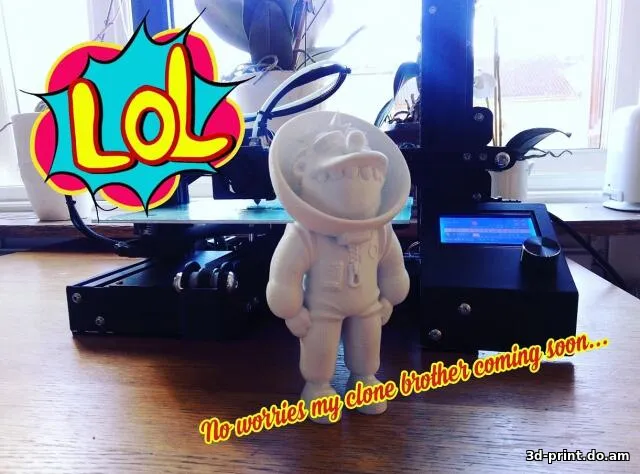 3D-модель "Космонавт Барни"