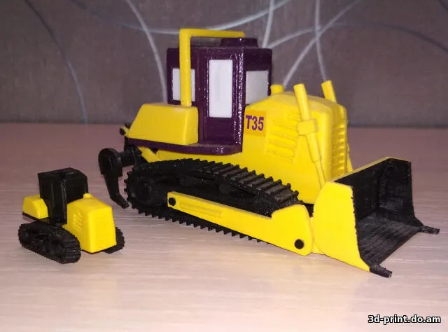 3D-модель "Трактор ЧЕТРА Т-35"