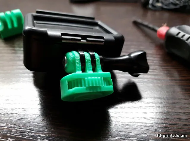 3D-модель "Крепление GoPro от AMSIN (Fixing for GoPro)"
