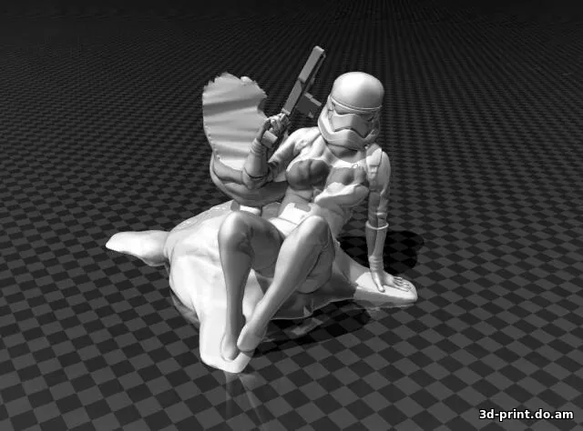 3D-модель "Звездные войны - сцена сражения"