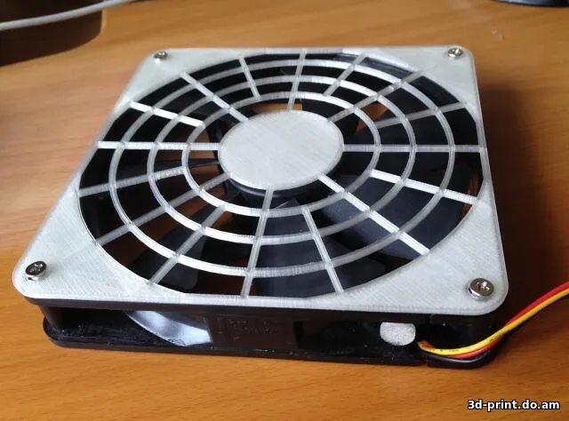 3D-модель "Сетка защитная на вентилятор 140 мм"