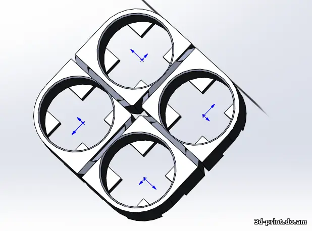 3D-модель "Сота адаптированная для печати"