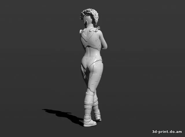 3D-модель "Девушка КИБЕРПАНК" 3D-модель "Девушка КИБЕРПАНК"