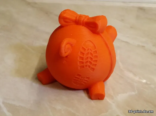 3D-модель "Свинка с бантом" 3D-модель "Свинка с бантом"
