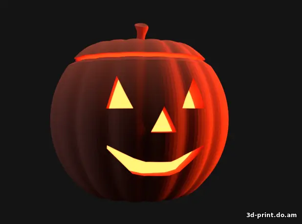 3D-модель "Светильник Джека к Хэллоуину"
