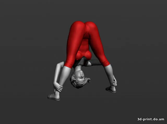 3D-модель "Девушка с наклоном" 3D-модель "Девушка с наклоном"