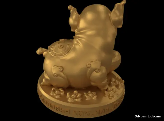 3D-модель "Новогодняя Парасюшка"