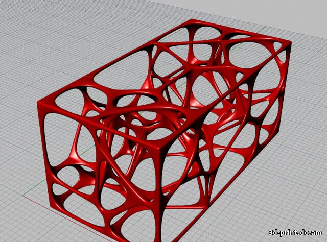 3D-модель "Абстракция в стиле" 3D-модель "Абстракция в стиле"