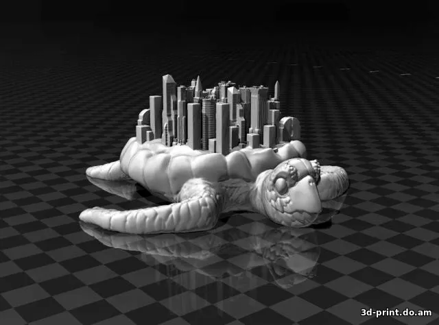 3D-модель "Нью Йорк - Черепаха"