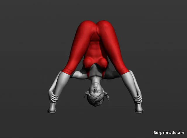 3D-модель "Девушка с наклоном" 3D-модель "Девушка с наклоном"