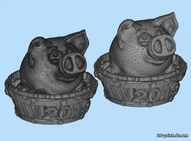 3D-модель "Свинья" 3D-модель "Свинья"