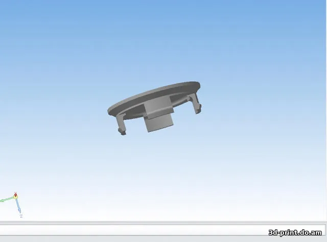 3D-модель "Заглушка диска колеса на 50мм"