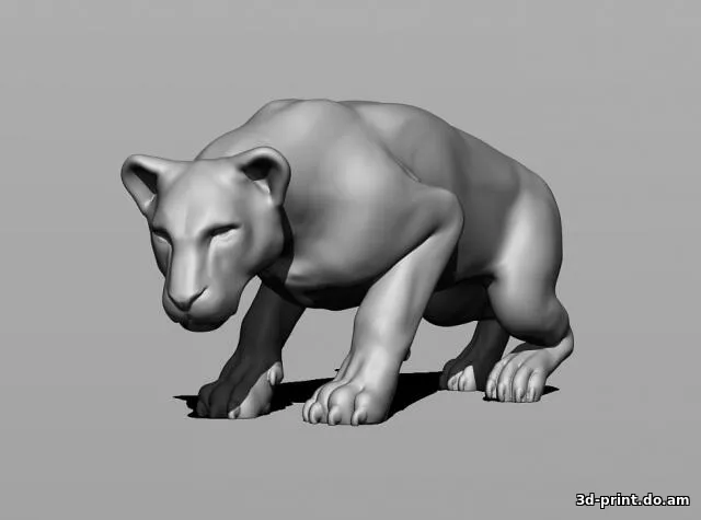 3D-модель "Тигр / Tiger"
