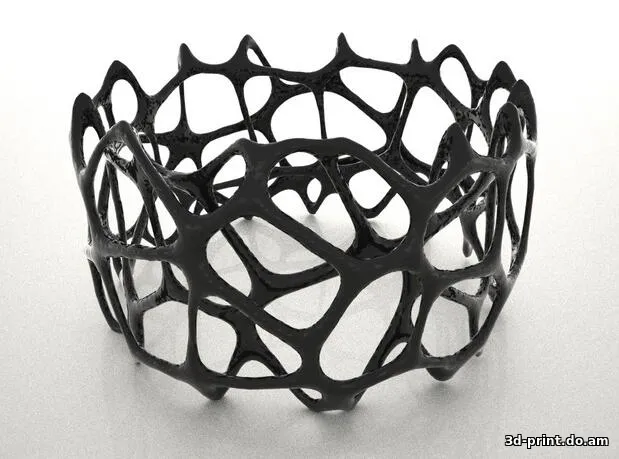 3D-модель "Браслет в стиле Voronoi" — STL модель для 3D-печати