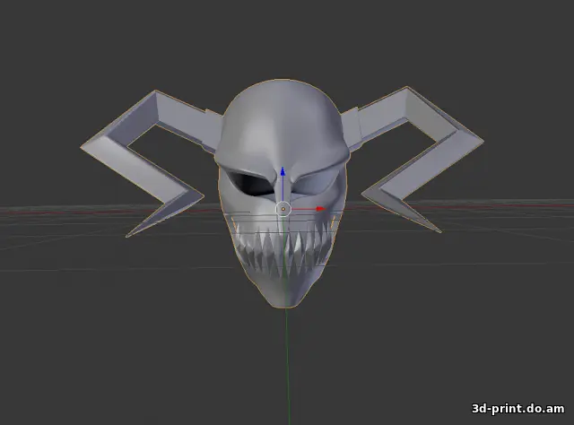 3D-модель "Шлем ичиго" — STL модель для 3D-печати