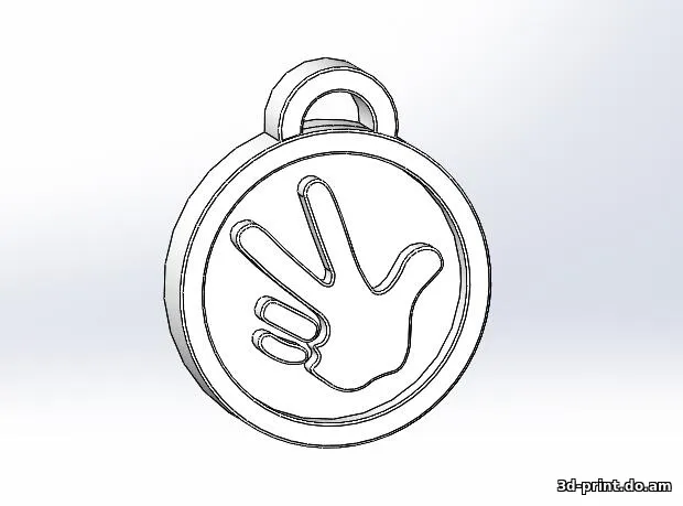 3D-модель "Брелок фиксики" — STL модель для 3D-печати