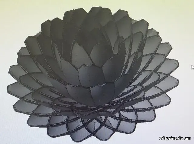 3D-модель "Цветок" — STL модель для 3D-печати