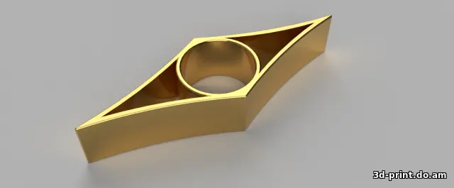 3D-модель "Держатель страниц / кольцо для чтения"