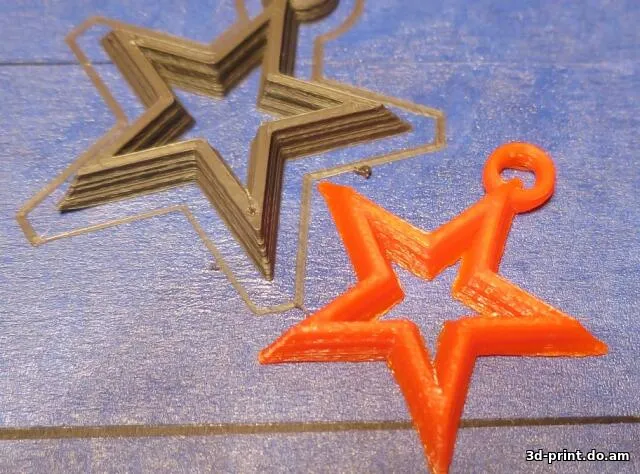 3D-модель "Брелок звезда"