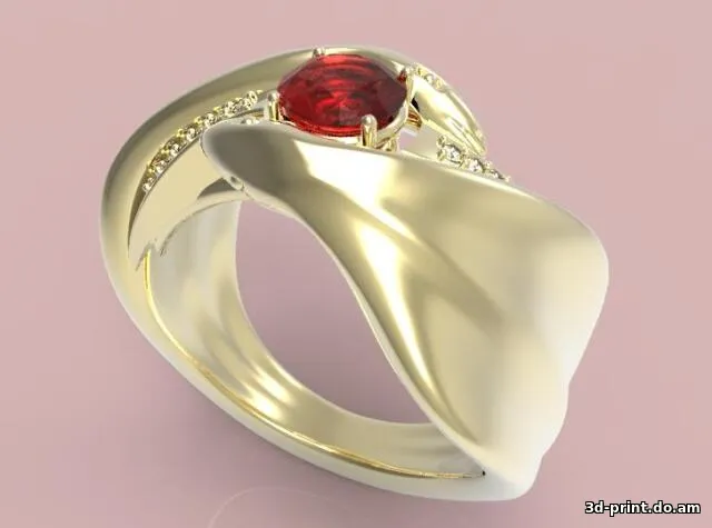 3D-модель "Кольцо кобра"