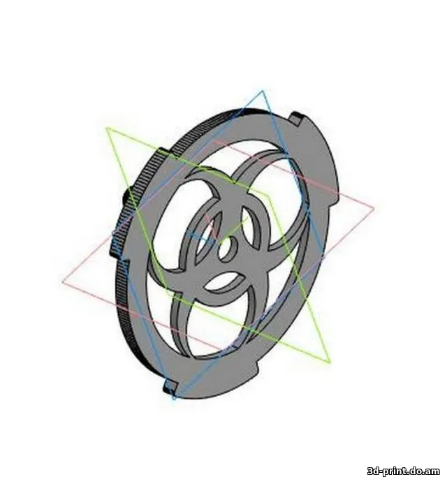 3D-модель "Крышка фильтра для маски" — STL модель для 3D-печати
