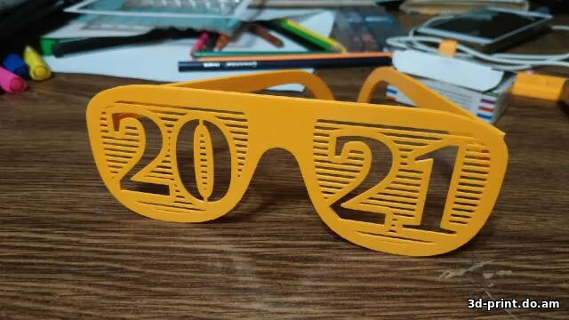 3D-модель "Очки 2021"