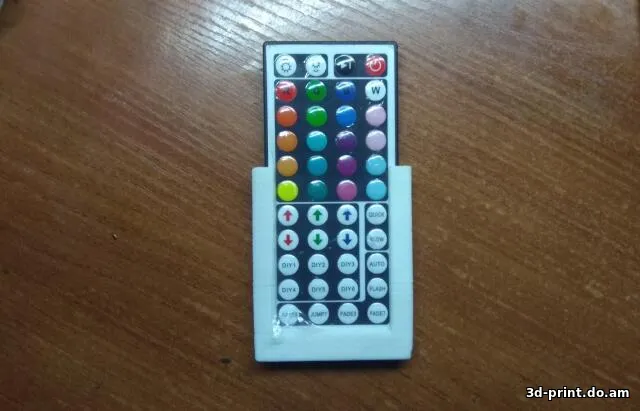 3D-модель "Настенный держатель для ПДУ RGB" — STL модель для 3D-печати