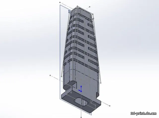 3D-модель "Хвостик Шнура Катушки Tesla - Мишина или любого другого шнура" — STL модель для 3D-печати
