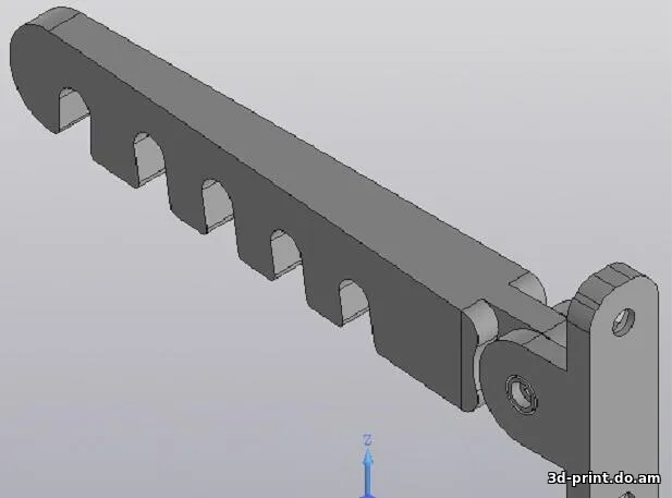 3D-модель "Фиксатор для пластикового окна" — STL модель для 3D-печати