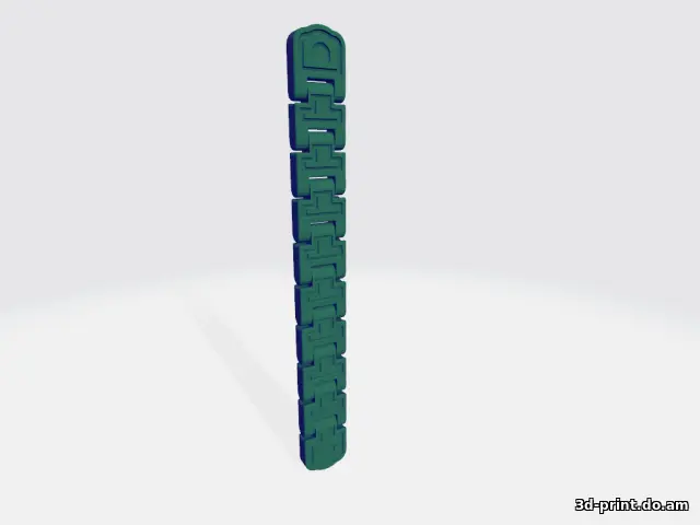 3D-модель "Чётки с узором" — STL модель для 3D-печати