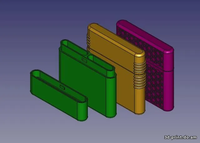 3D-модель "Портсигар RSH-002 (прямой)" — STL модель для 3D-печати