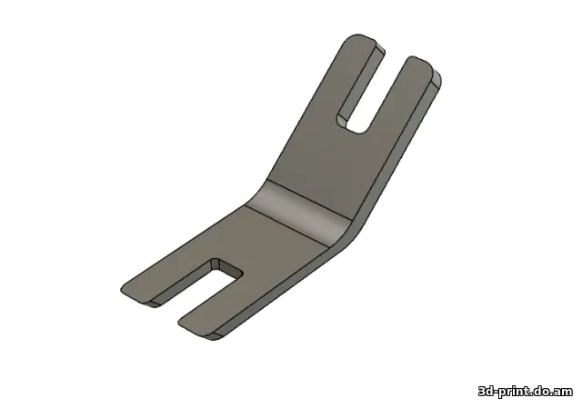 3D-модель "Пластина для шитья утолщений"