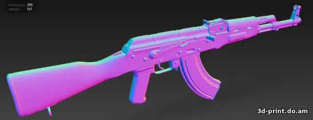 3D-модель "АК47" — STL модель для 3D-печати