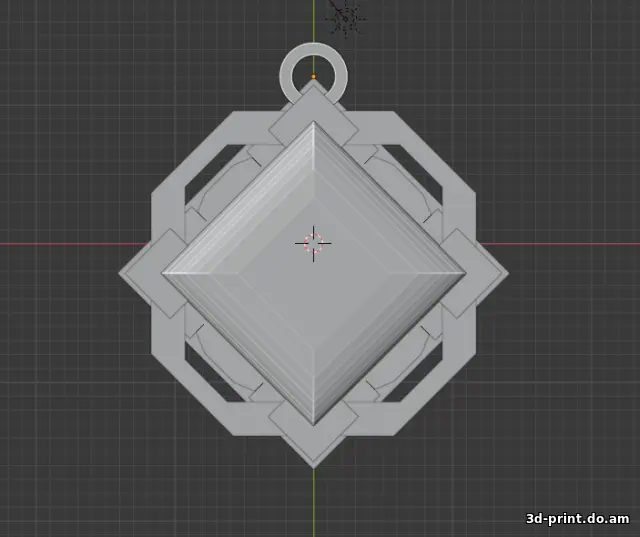 3D-модель "Геншин глаз бога Ли Юэ"