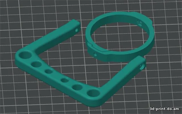 3D-модель "Вариант ручки для переноски 10-ти литровых бутылок"
