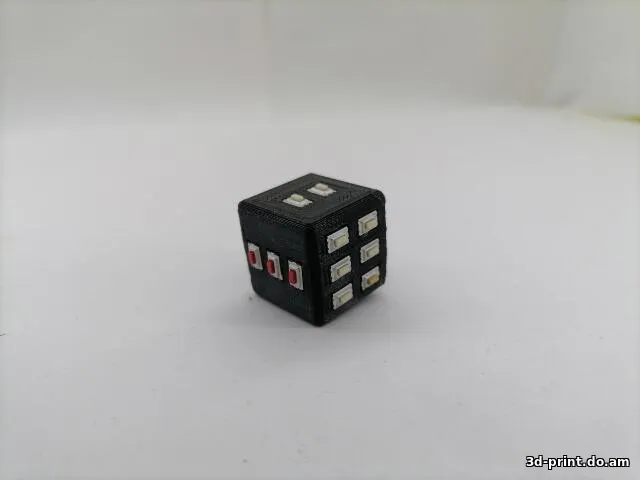 3D-модель "Кубик антистресс с тактовыми кнопками" — STL модель для 3D-печати