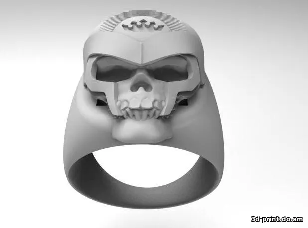 3D-модель "Кольцо с черепом"