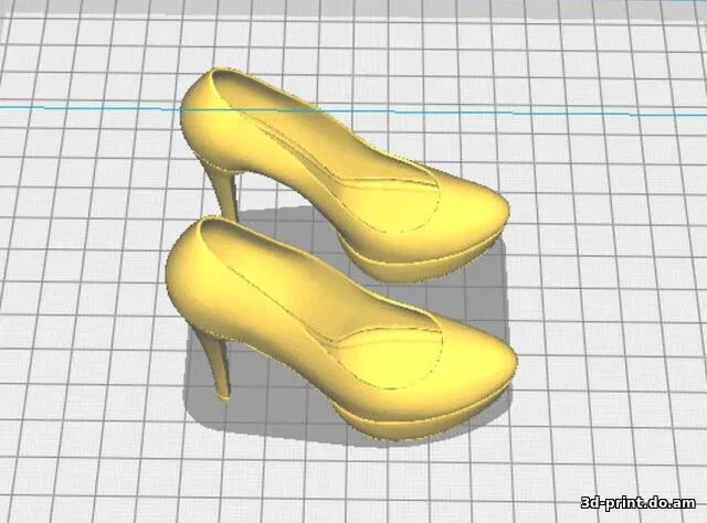 3D-модель "Туфли лодочки" — STL модель для 3D-печати