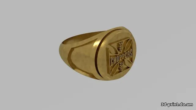 3D-модель "Кольцо WEST COAST CHOPPERS"