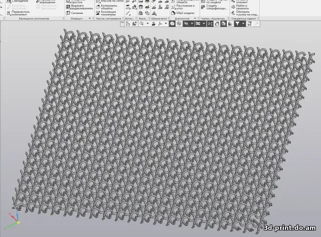 3D-модель "Сетка" — STL модель для 3D-печати