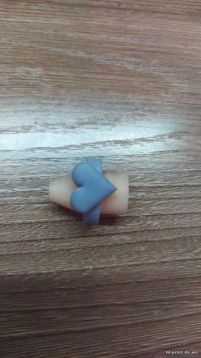 3D-модель "Кольцо с сердечком" — STL модель для 3D-печати