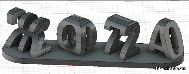 3D-модель "2020 - Жопа" — STL модель для 3D-печати