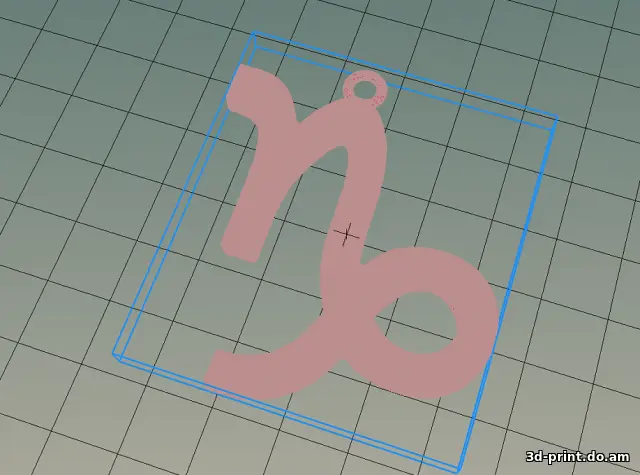 3D-модель "Козерог знак зодиака"