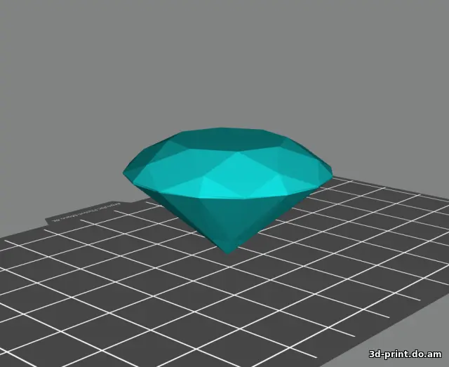 3D-модель "Бриллиант классический"