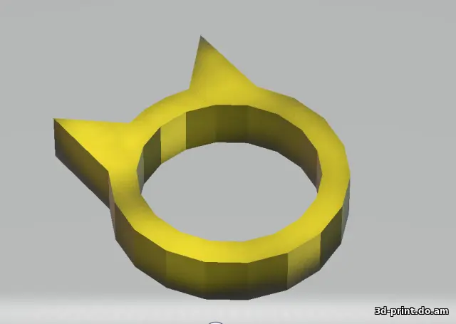 3D-модель "Кольцо для самообороны"
